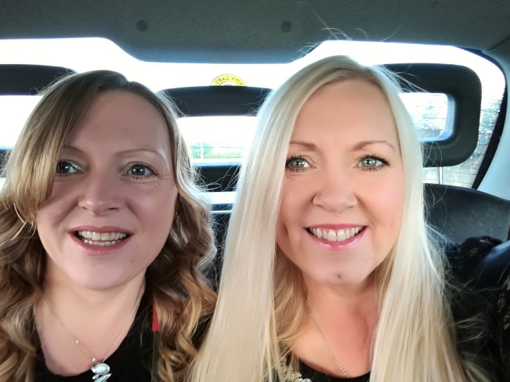 Two girls taking a selfie