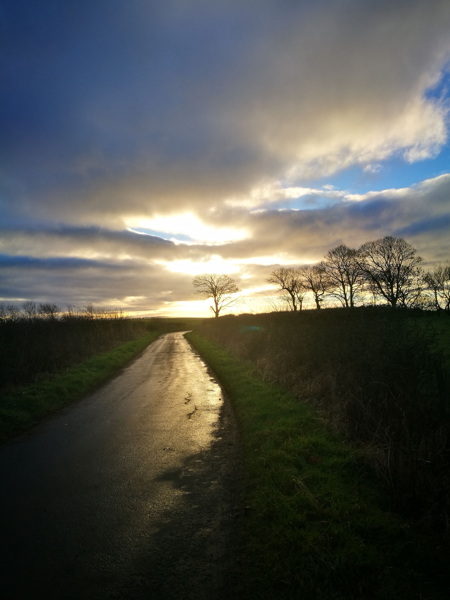 Road and sky