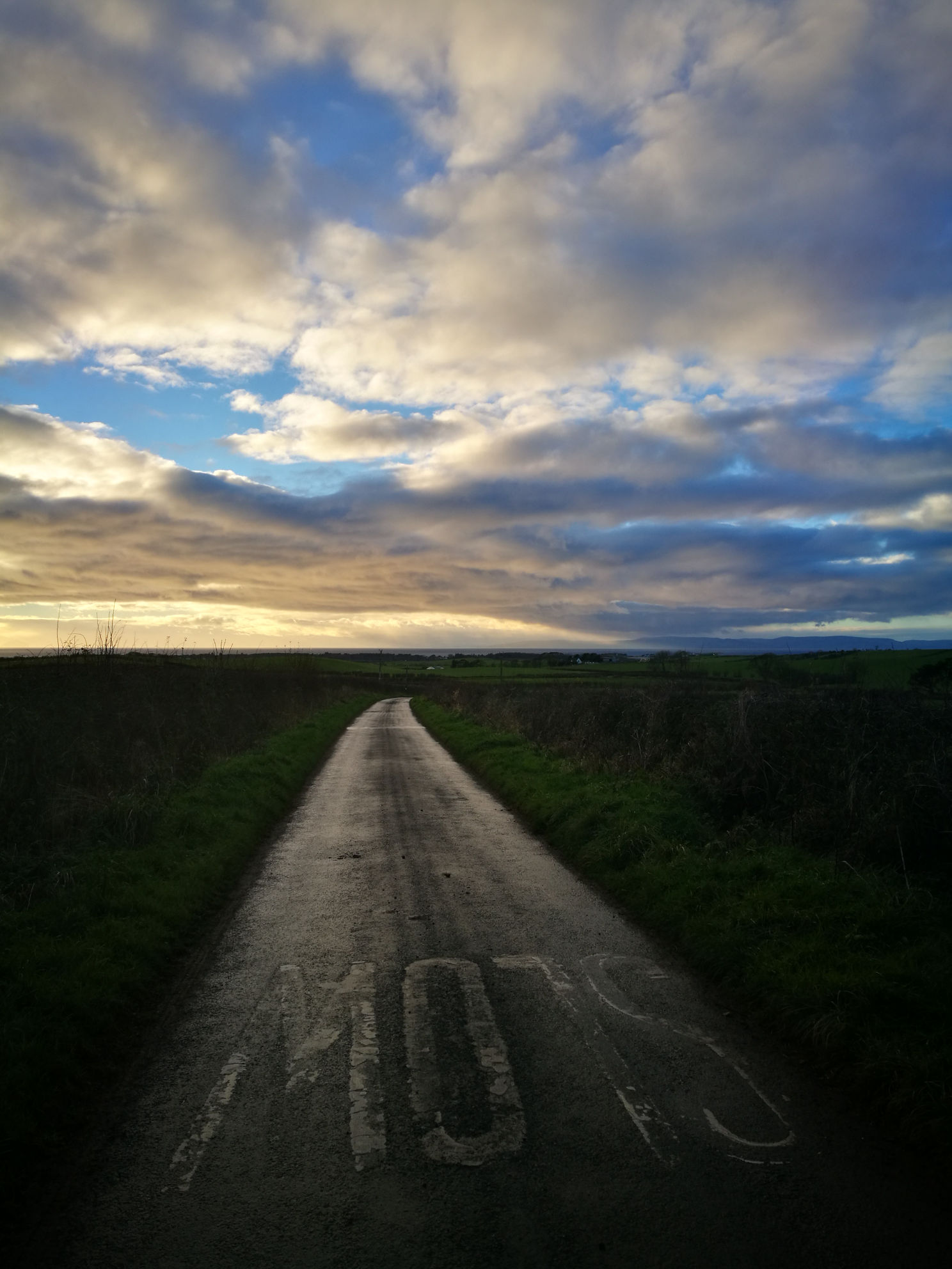 Road and sky