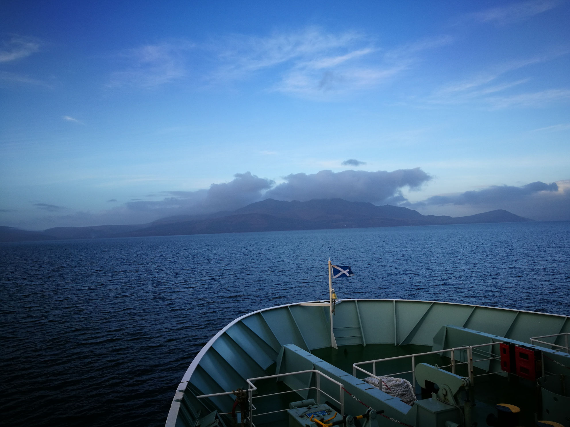 Isle of Arran from the ferry