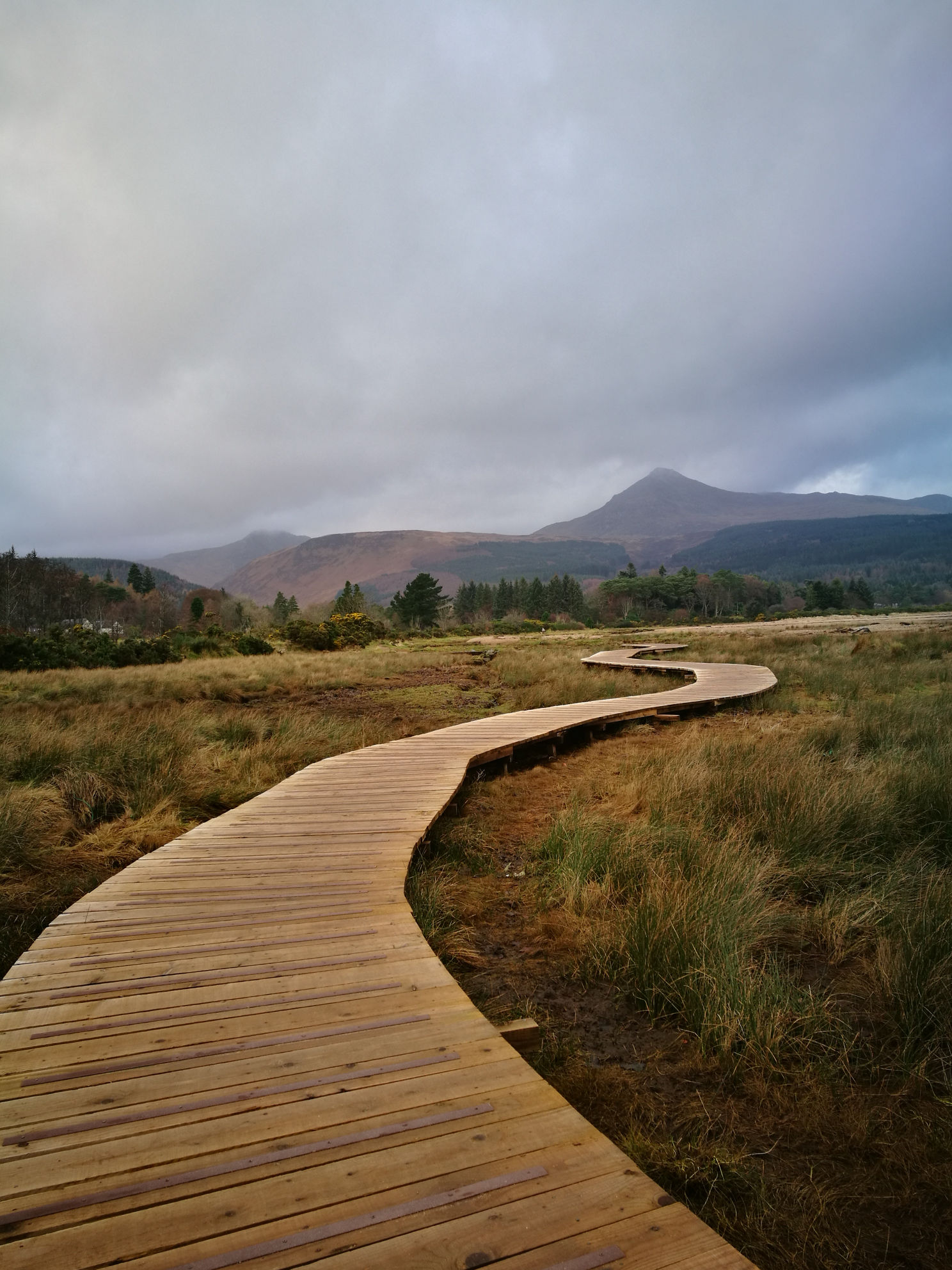The boardwalk at the Fisherman's Walk
