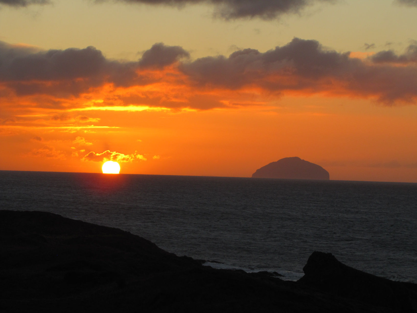 Ailsa Craig Sunset