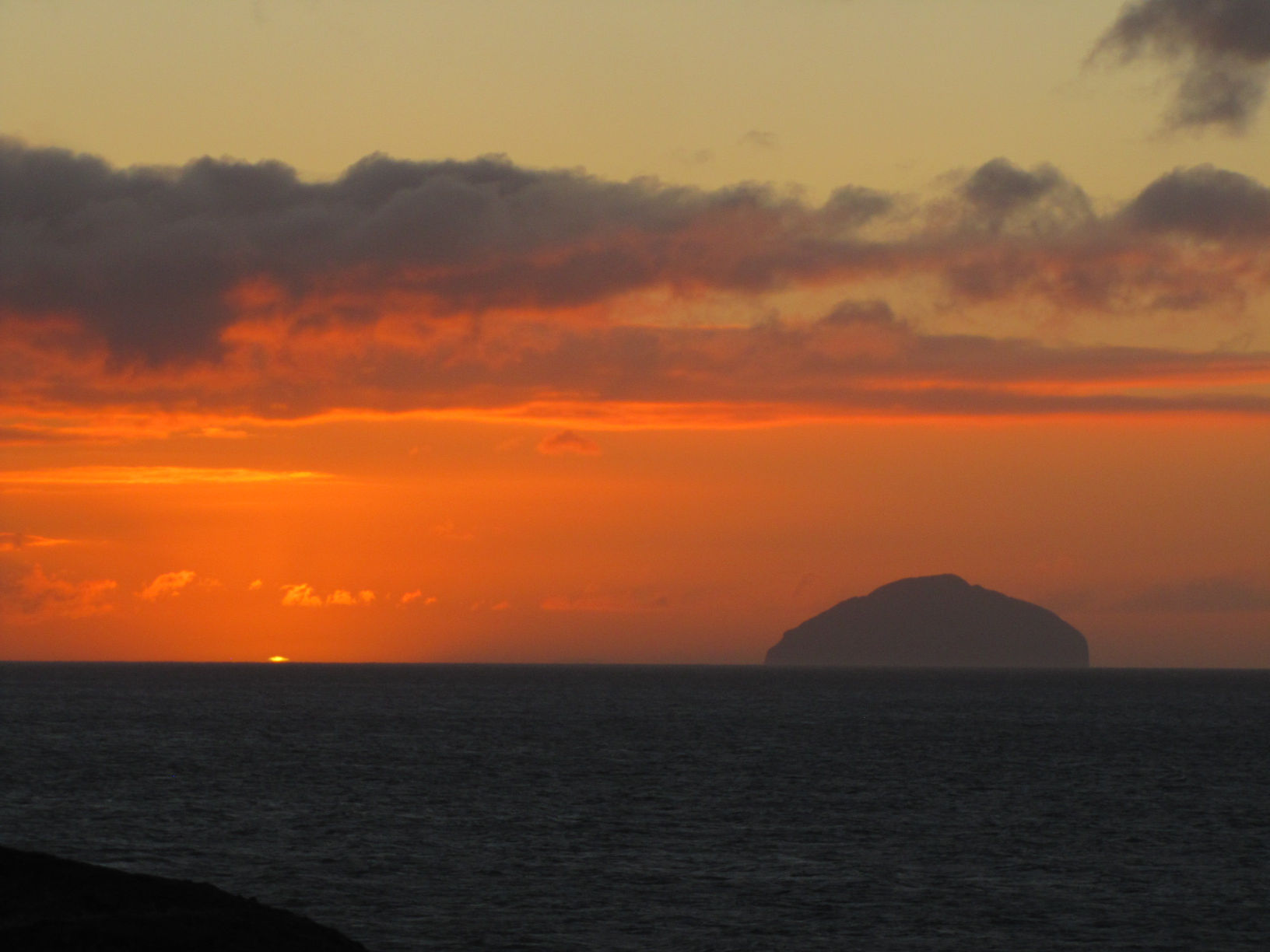 Ailsa Craig Sunset