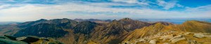 View of the mountains on the Isle of Arran