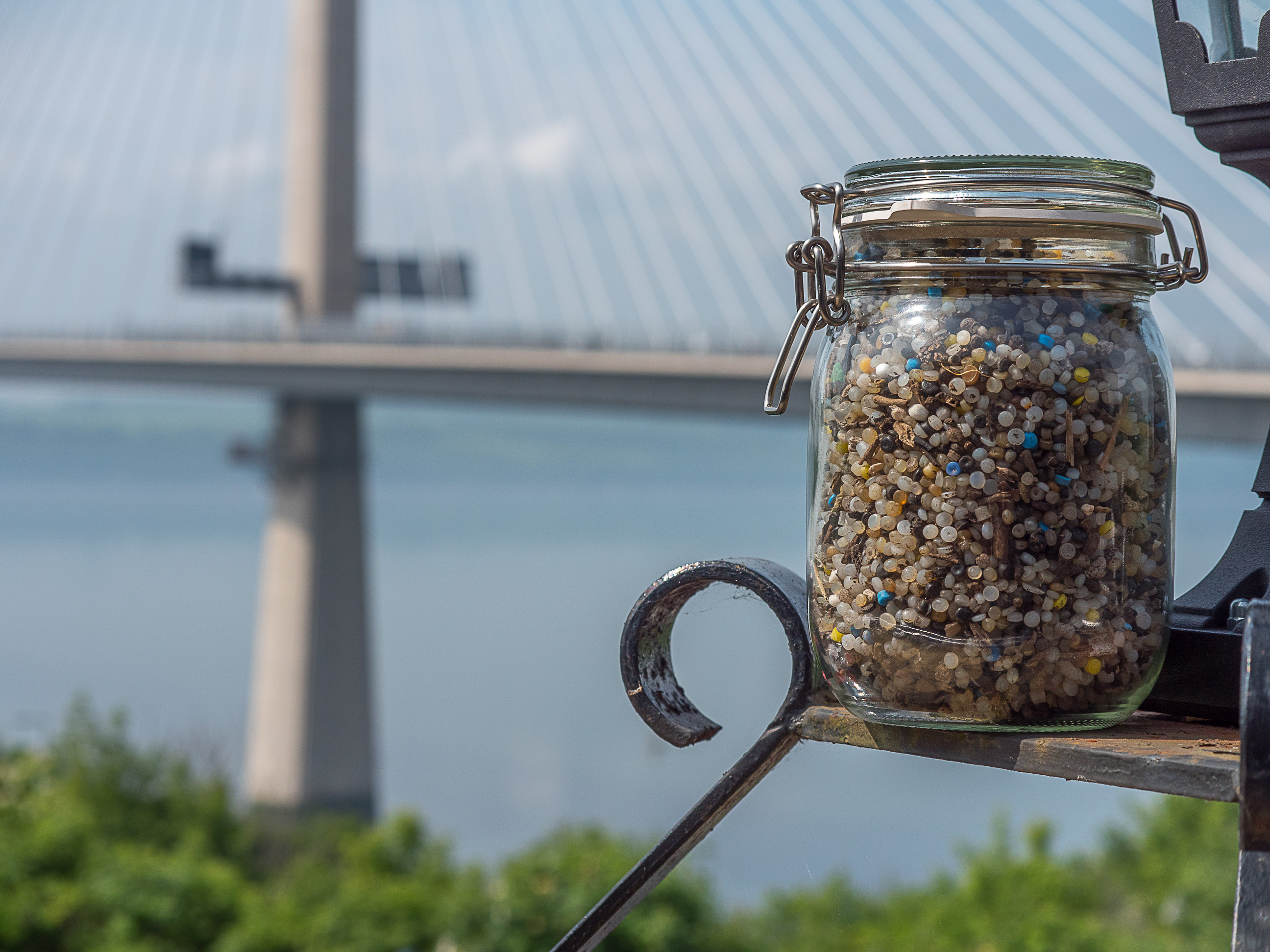 Jar of nurdles