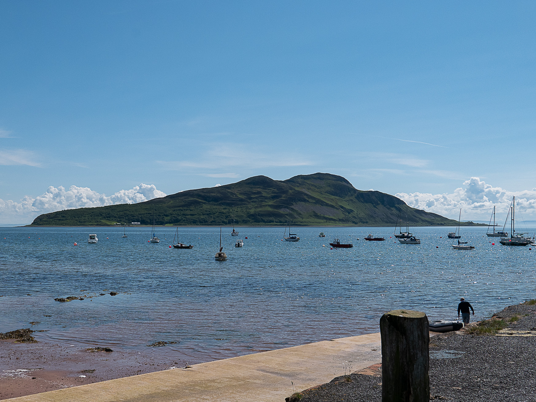 Holy Isle from Lamlash, Arran