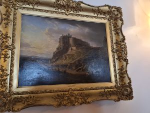 Painting of old Edinburgh Castle