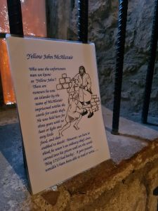 Information about the prisoner Yellow John McAlistair
