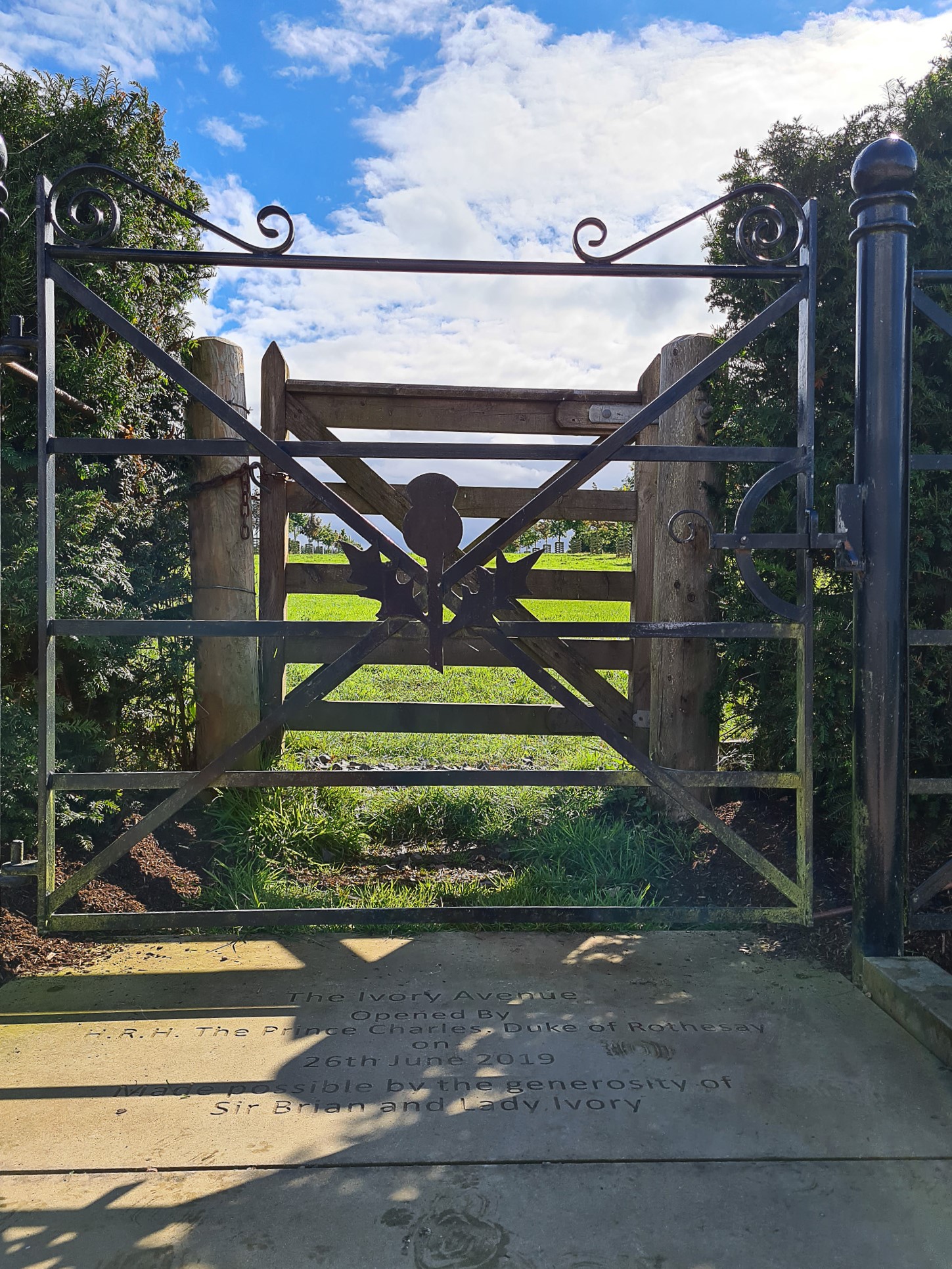 Gates to the Ivory Avenue