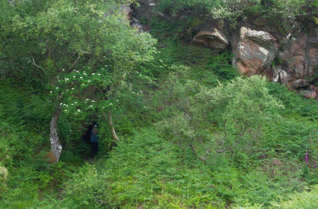 Entrance to Ossian's Cave