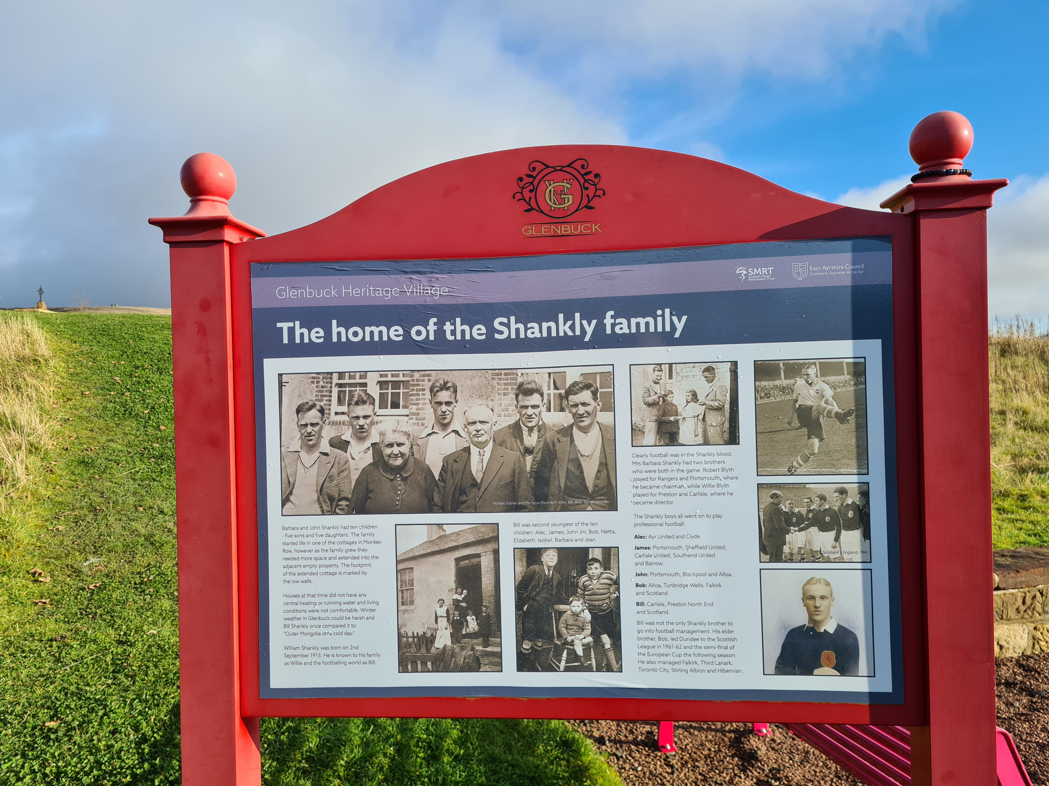 Glenbuck Heritage Village - information about the Shankly family
