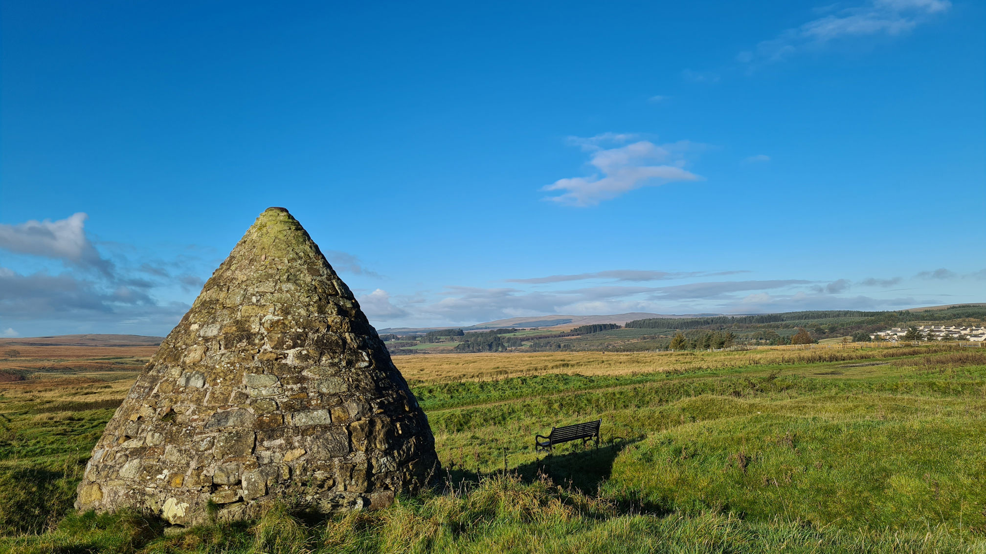 John Loudon McAdam's stone cairn