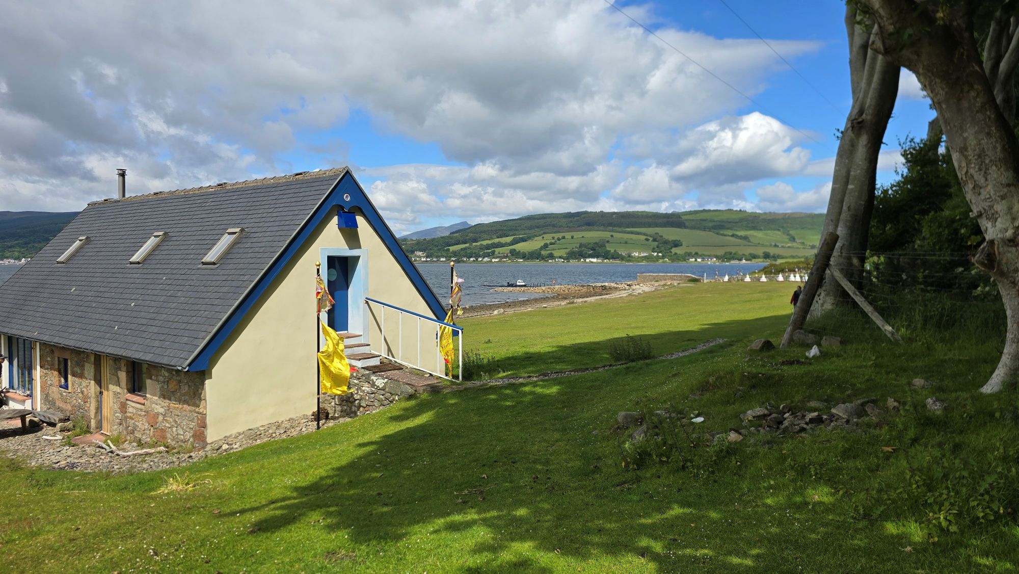 Information Centre building on Holy Isle