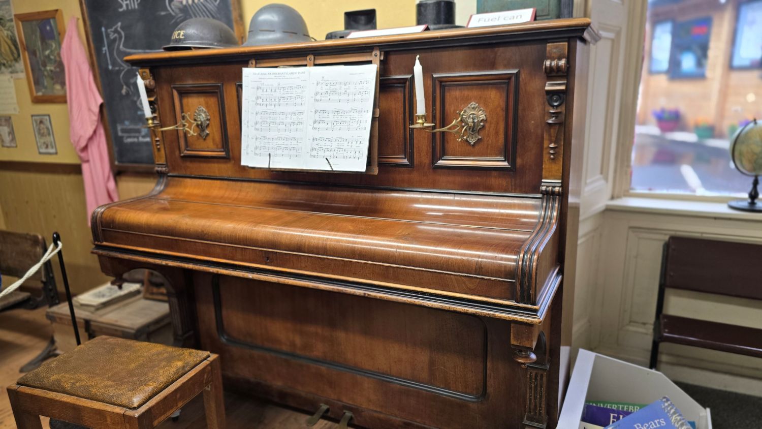A beautiful old piano