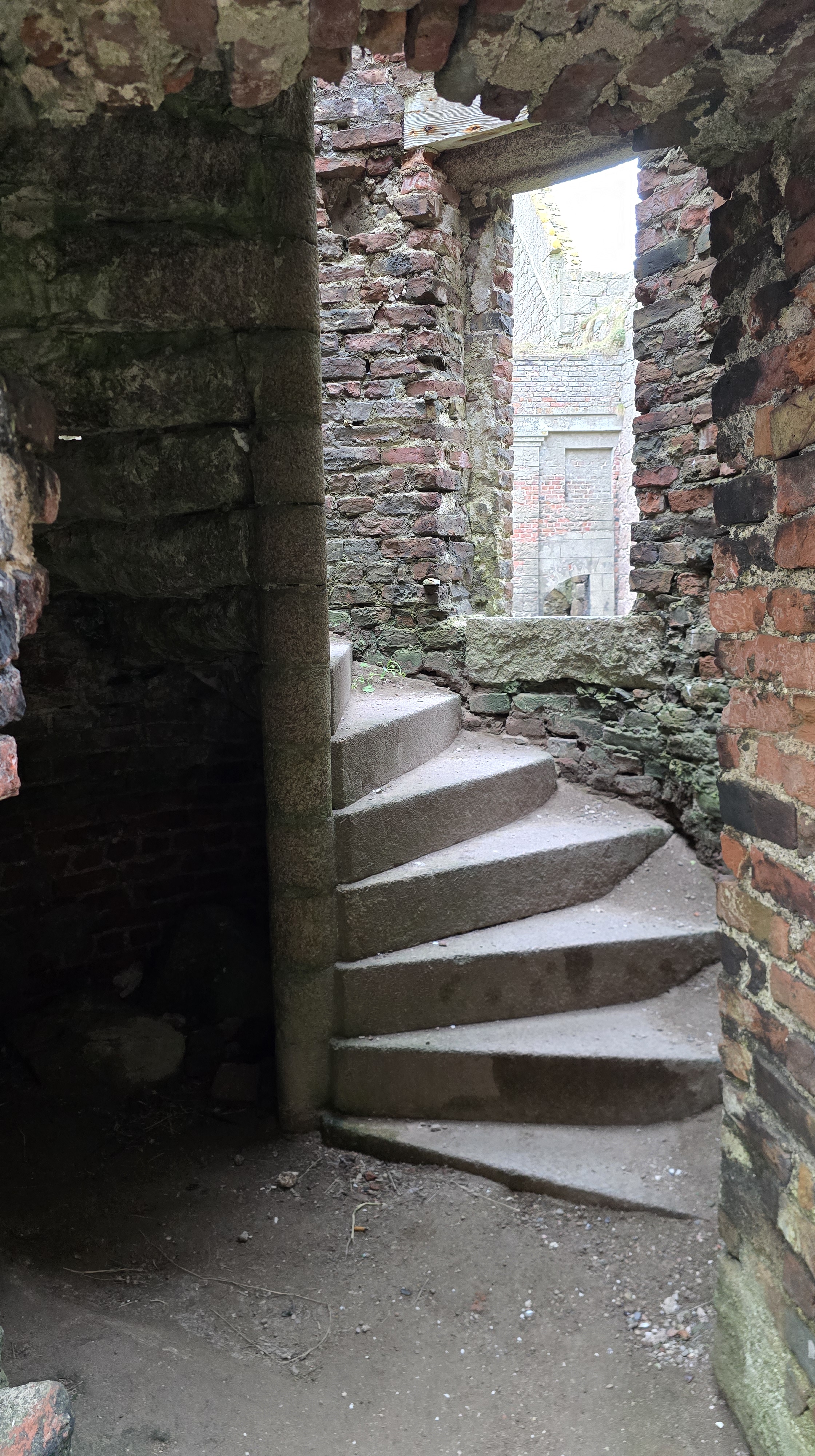 Spiral staircase, Slains Castle, Cruden Bay