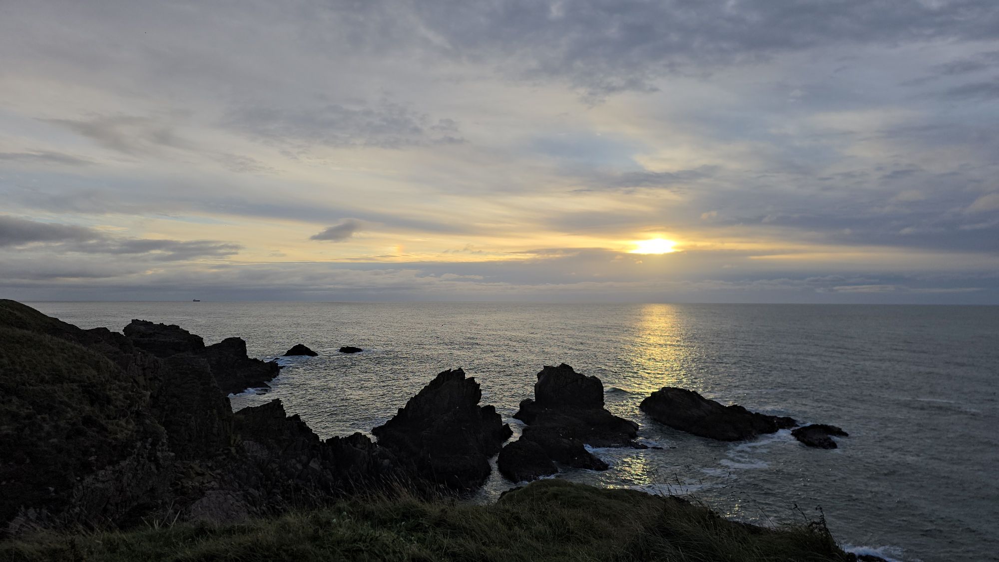 Sunrise across the sea