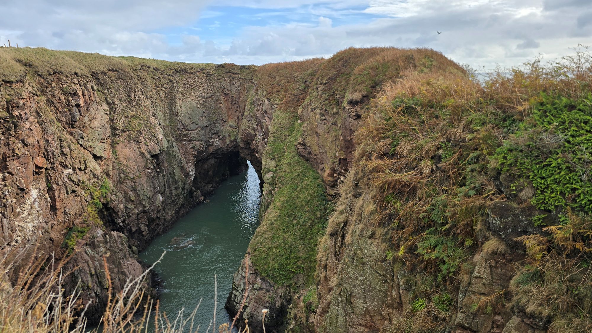 Sea cave at Bullers of Buchan