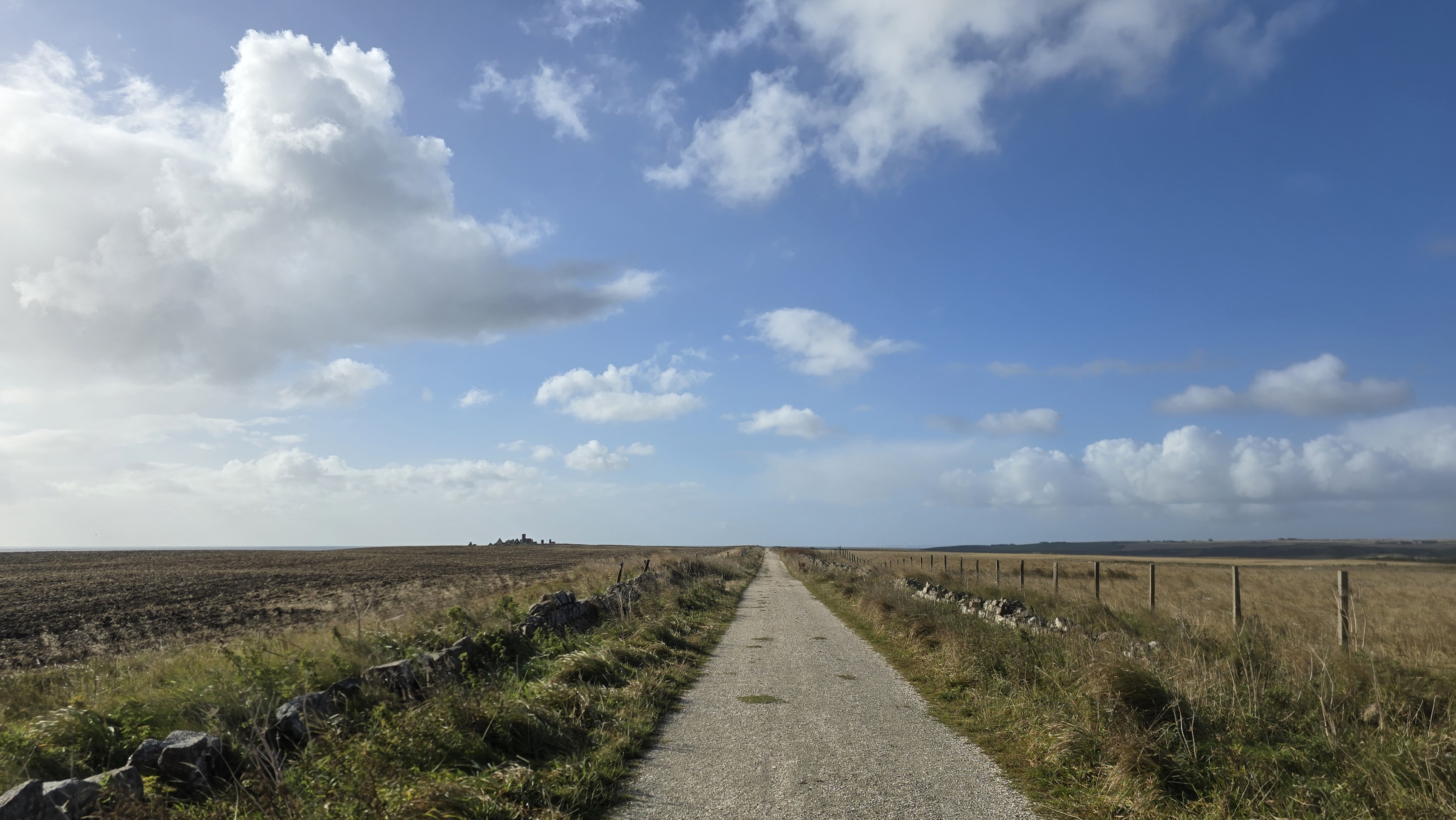 Path stretching out to Slains Castle