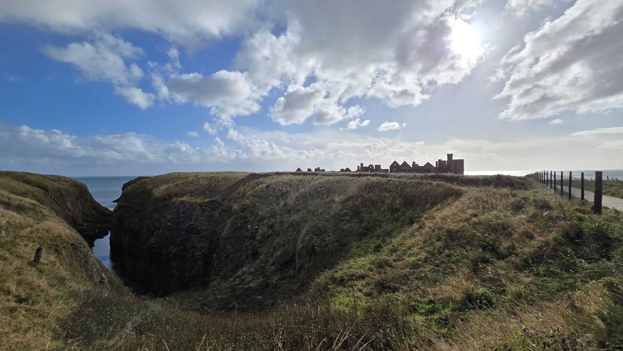 Cliffs at Slains Castle