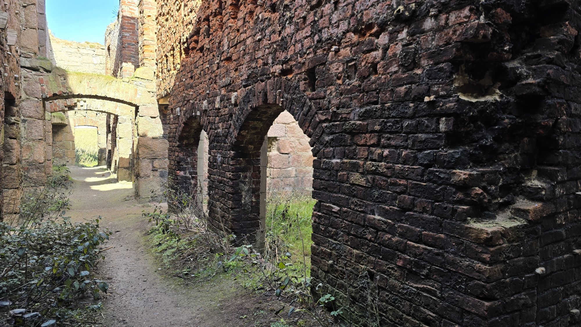 Corridor in Slains Castle